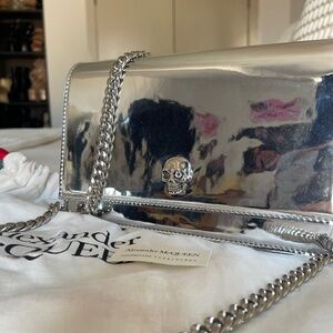 Alexander McQueen Silver mini bag